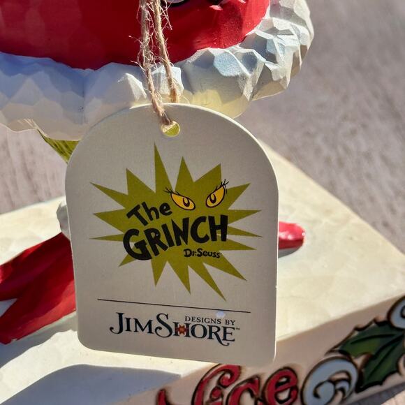 Jim Shore Grinch “Nice” "Naughty" Staute Dr. Seuss Santa Ornament Christmas NEW - Picture 3 of 10